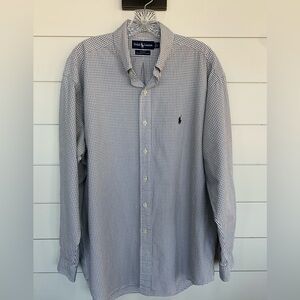Ralph Lauren Blake Long Sleeve Button Down Casual/Dress Shirt Size L